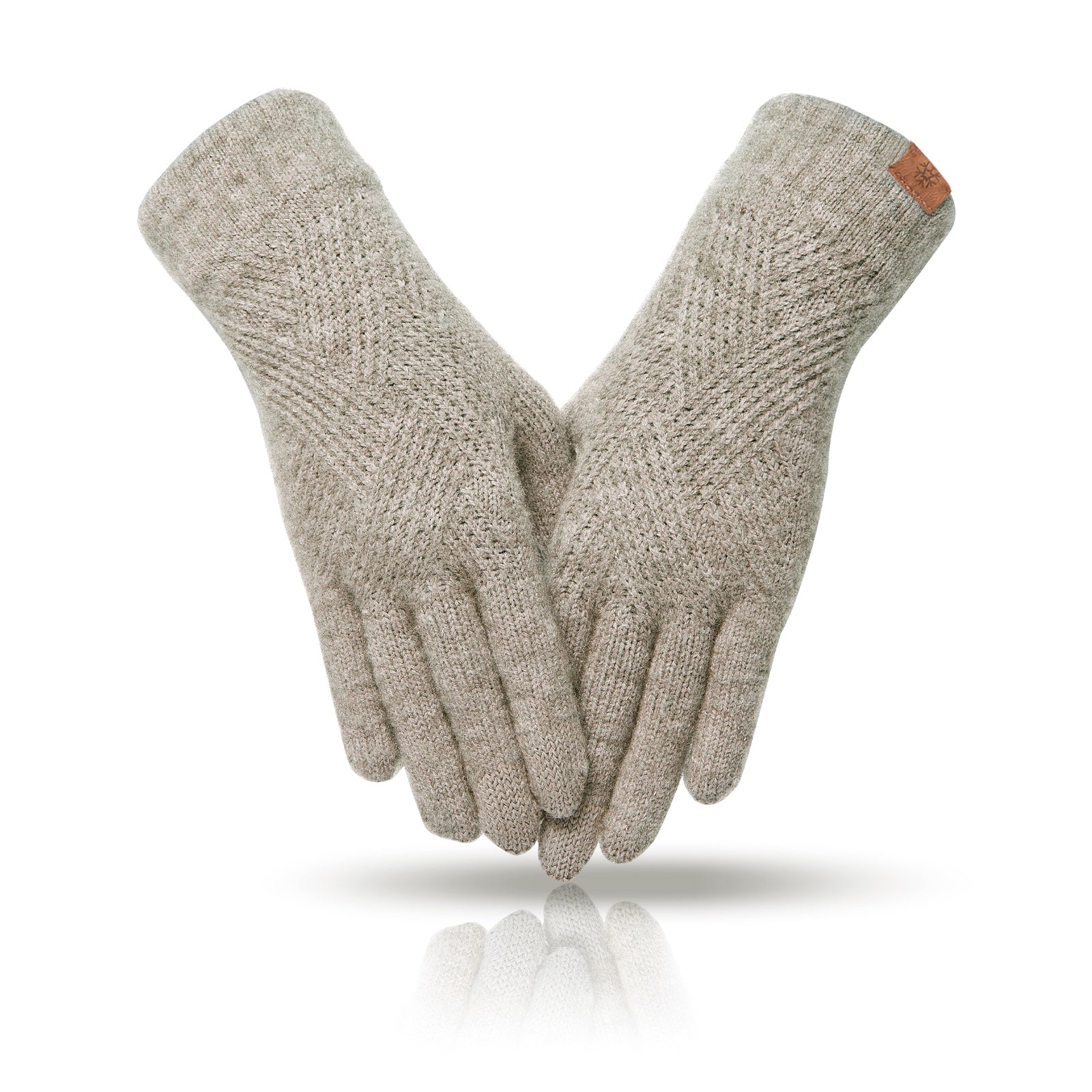 Women's Winter Touchscreen Stretch Thermal Magic Gloves Warm Wool Knitted