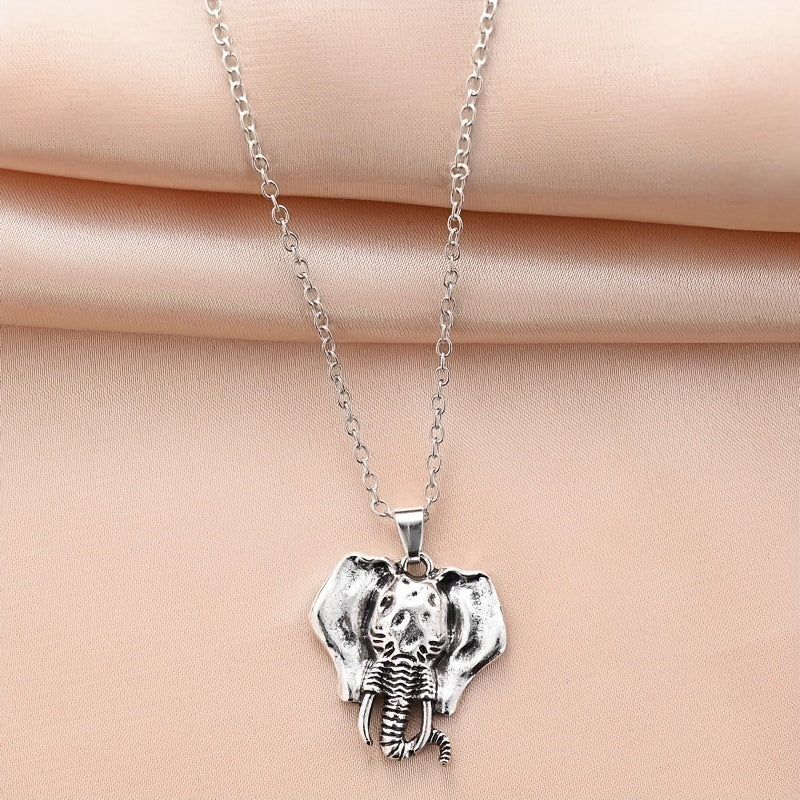 Unisex Elephant Pendant Necklace For Man Women's Holiday Party Jewelry