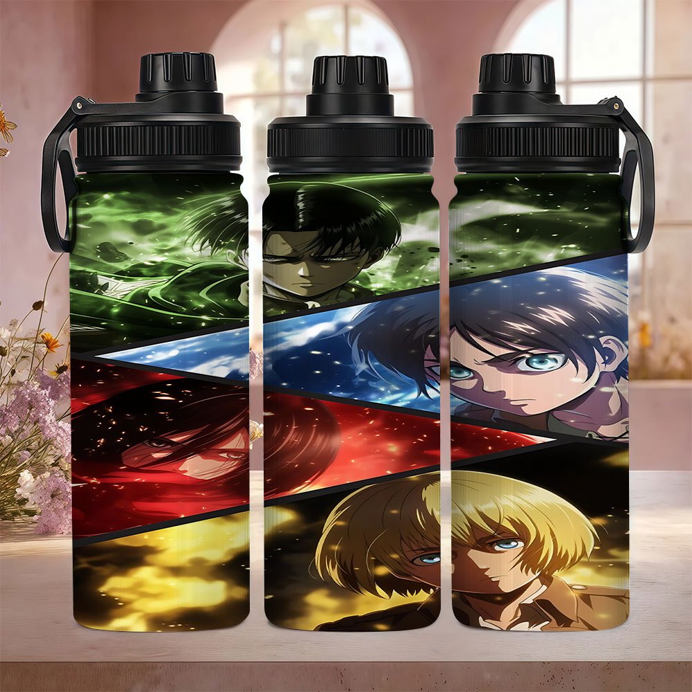 20oz Anime Character Stainless Steel Coffee Mug with Lid