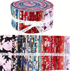 40pcs Jelly Rolls Quilting Fabric Bundle Craft Cotton Quilting Fabric