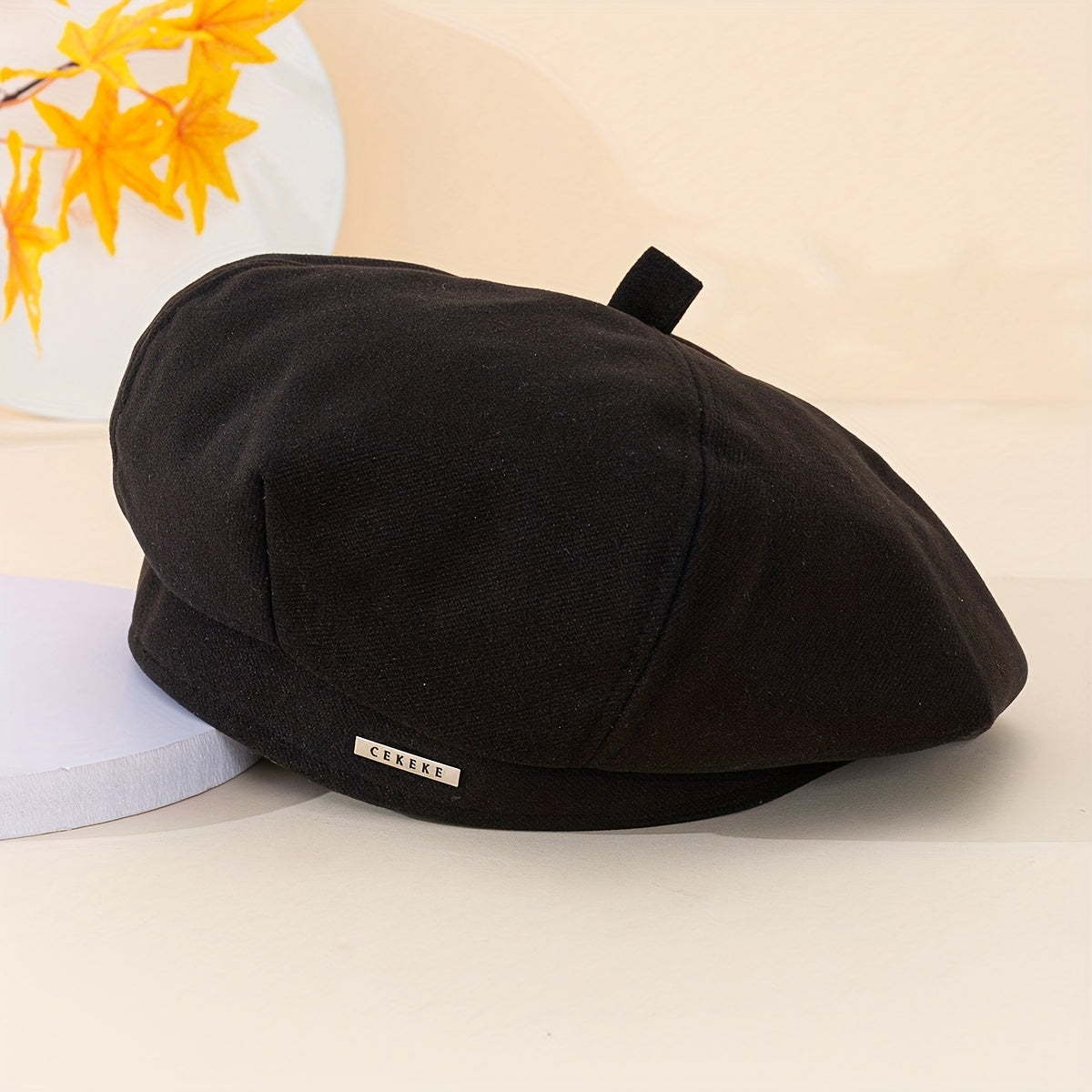 Vintage Beret Classic Solid Winter Warm Beret Cap Painter Hats For Women