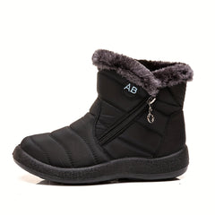 Thermal Fur Lined Snow Boots Non Slip Winter Boots