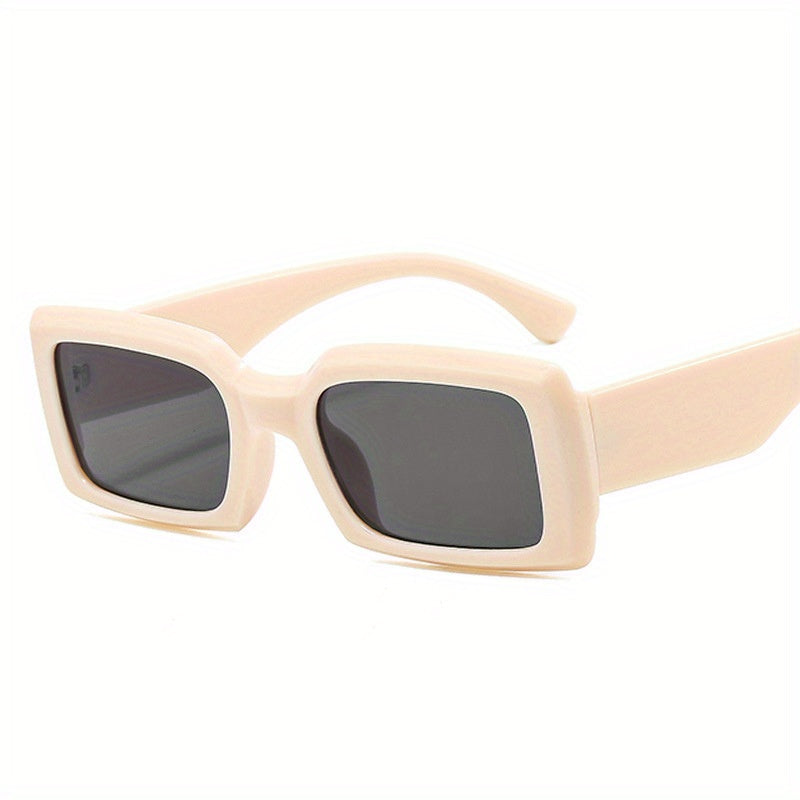 Rectangle Frame Sunglasses Y2K Casual Outdoor Eyewear UV400