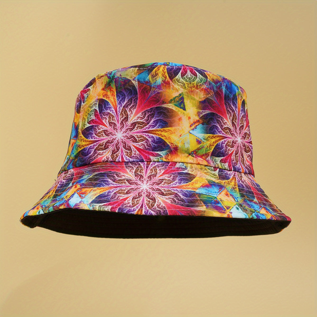 Graffiti Bucket Hat Hip Hop Printed Reversible Basin Hat Causal Sunscreen