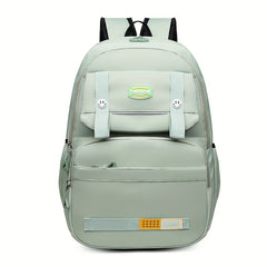 Minimalist Large Capacity School Bag All Match Zipper Backpack