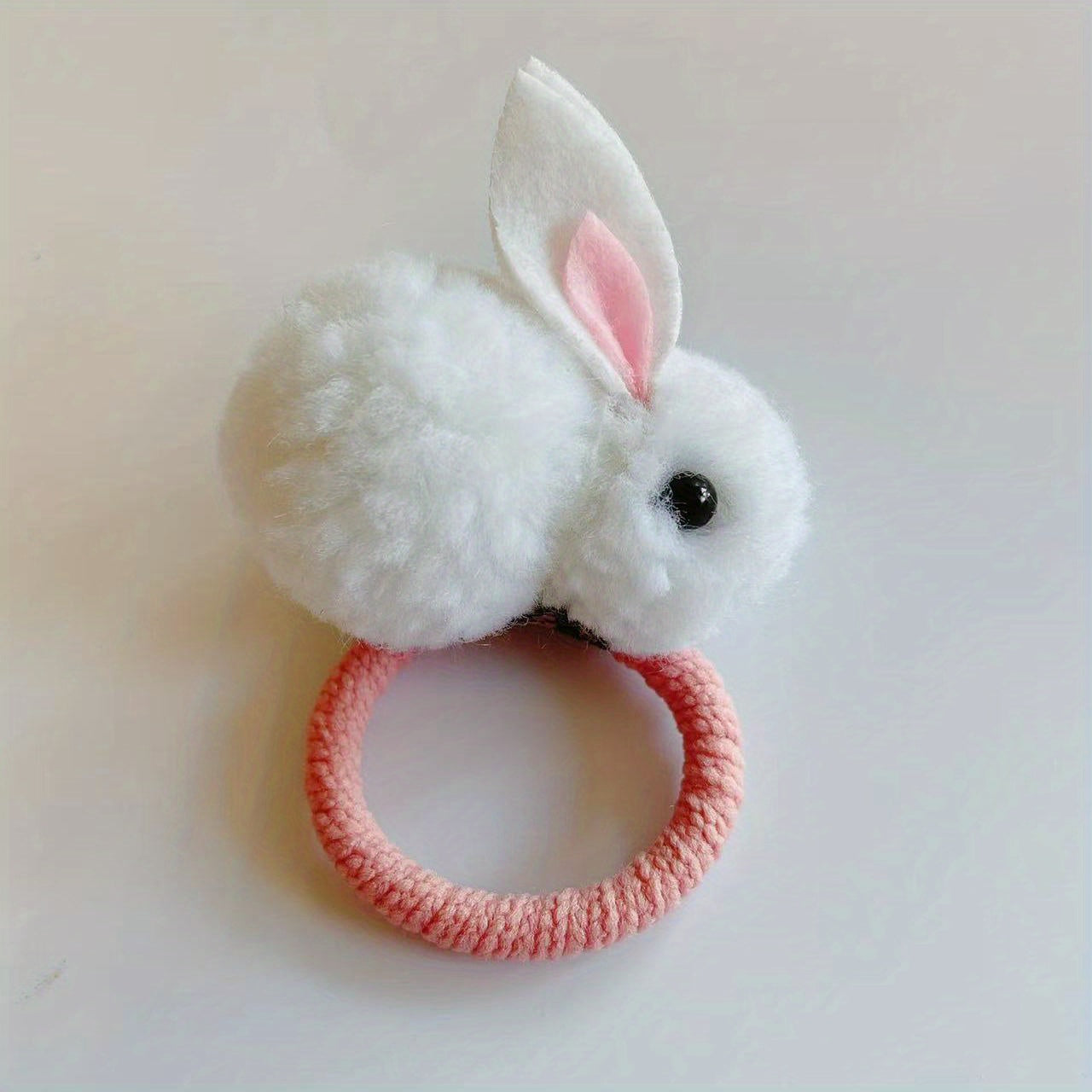 Kids Girls Hair Tie Plush Rabbit Rubber Bands Hair Rope Hair Bands Hair Accessor