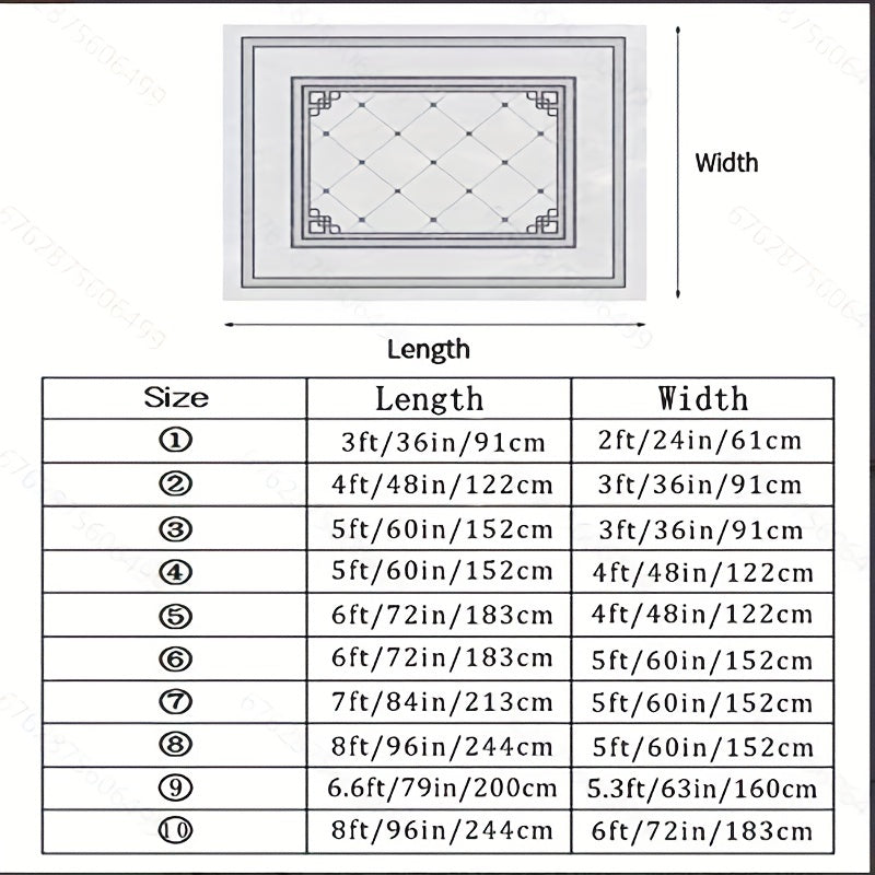 Floor Carpet Living Room Decor Bedroom Area Rug Household Floor Mat Sofa Mat