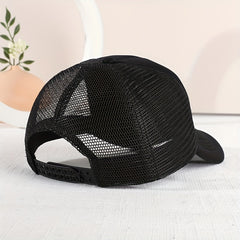 Casual Fire Truck Mesh Stitching Cap Sun Protection