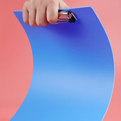 1pc A4 Clipboards With Metal Clip For Office