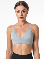 Wireless Triangle Cups Sports Bra Comfy & Breathable Women's Lingerie