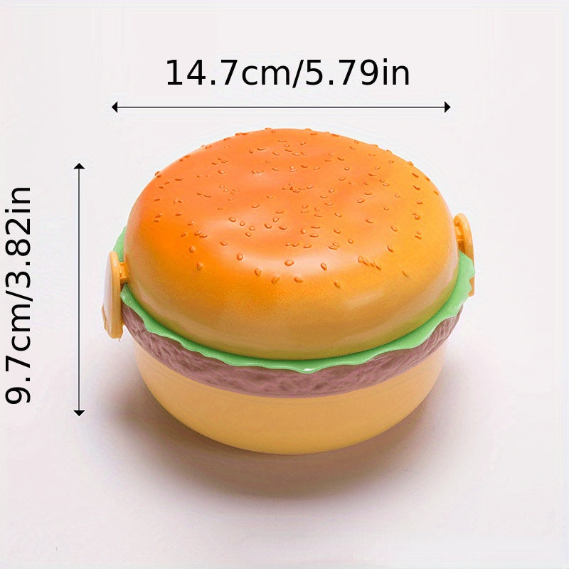 Kids' Double Tier Bento Box Set with Tableware