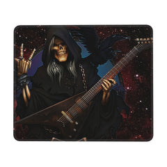 Death Piano Pattern Square Mouse Pad for Home Office Games