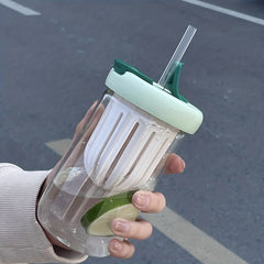 550ml Big Belly Tea Water Filter Straw Cup