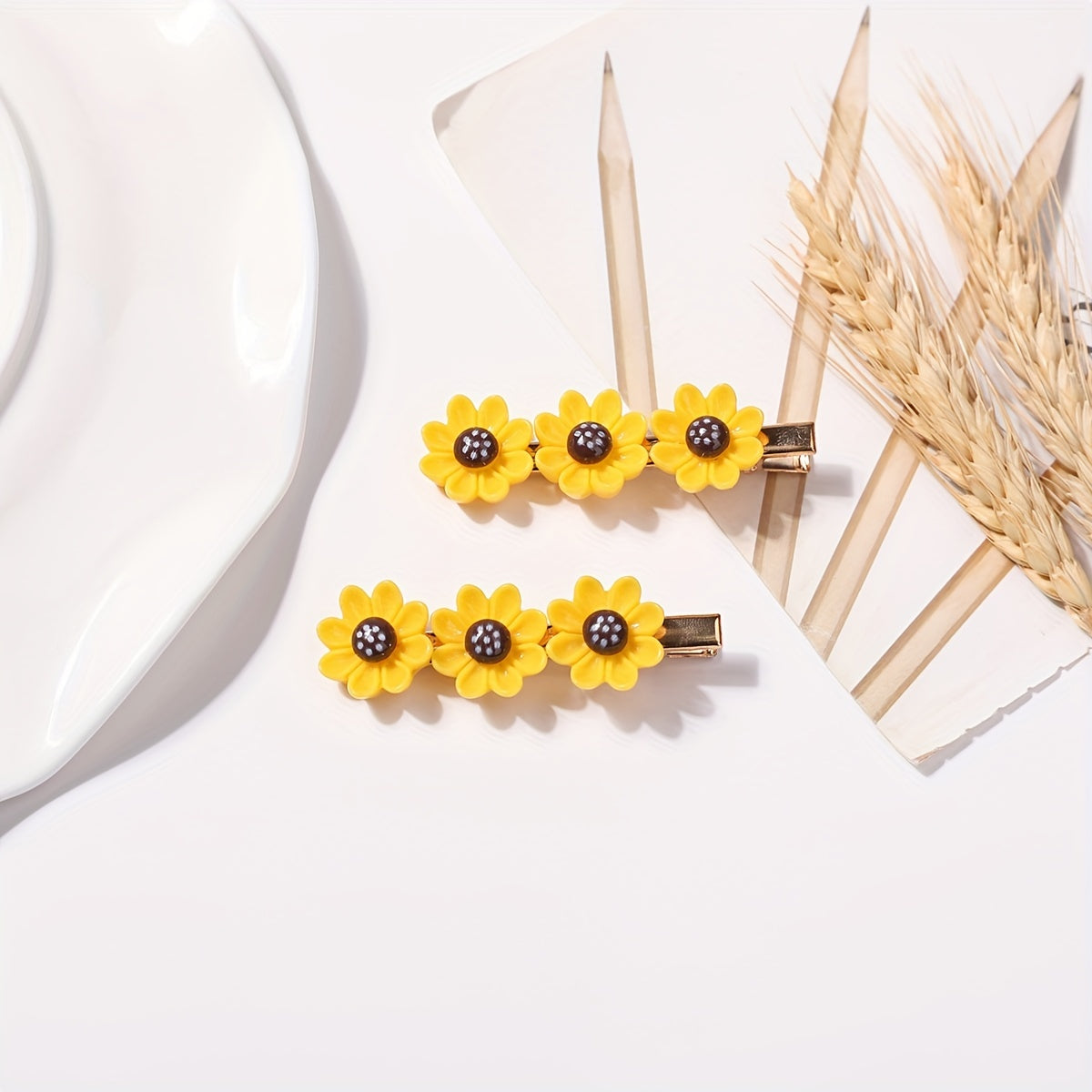 Sunflower Duckbill Clip Hair Clip for Girls Kids Hair Accessories