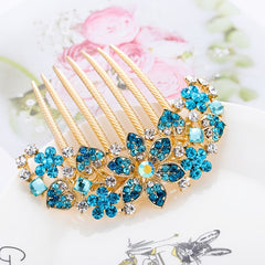 Bridal Hair Side Combs Rhinestone Hair Clip Crystal Barrette Wedding Accessories