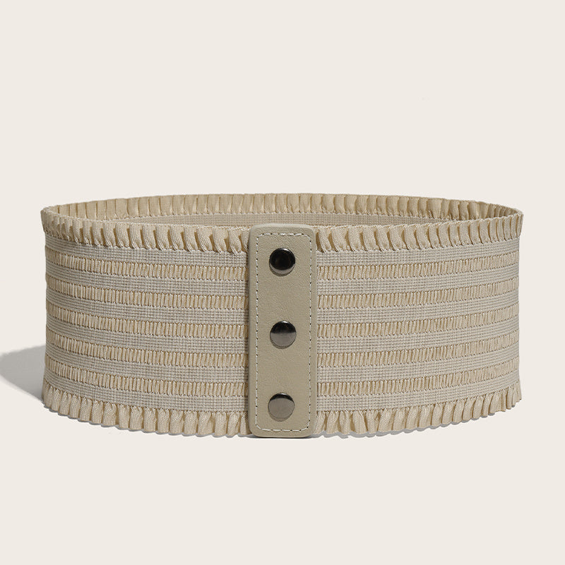 Women's Stretchy Dress Belts Elastic Corset Waistband
