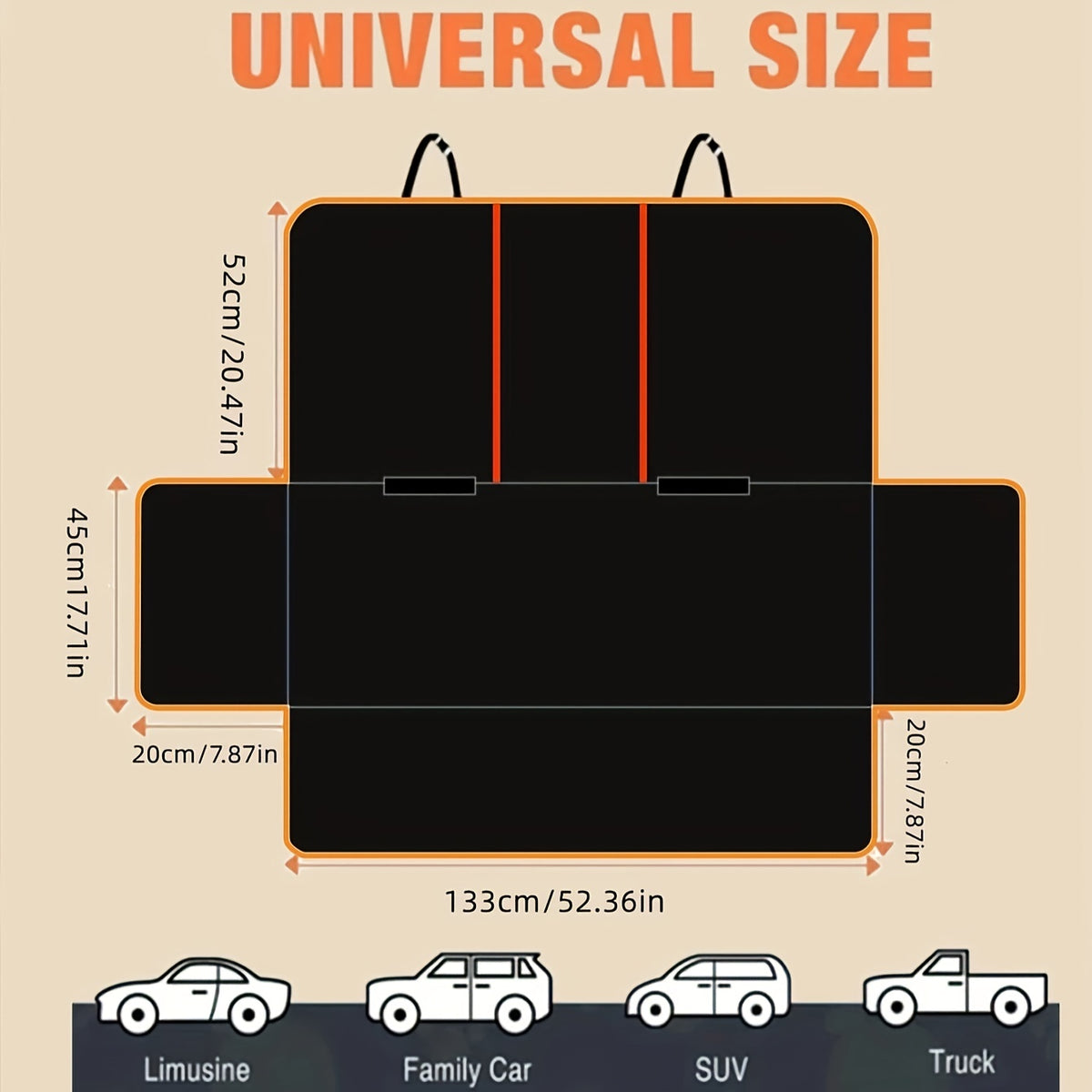 Car Rear Seat Pet Mat Dog Mat Car SUV Rear Pet Mat