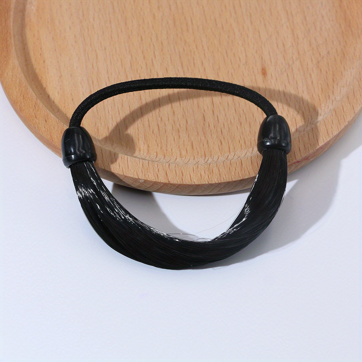 4pcs Braided Elastic Hair Rope Ponytail Holder Rubber Band