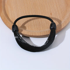4pcs Braided Elastic Hair Rope Ponytail Holder Rubber Band