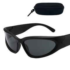 Irregular Frame Sports Sunglasses UV Protection