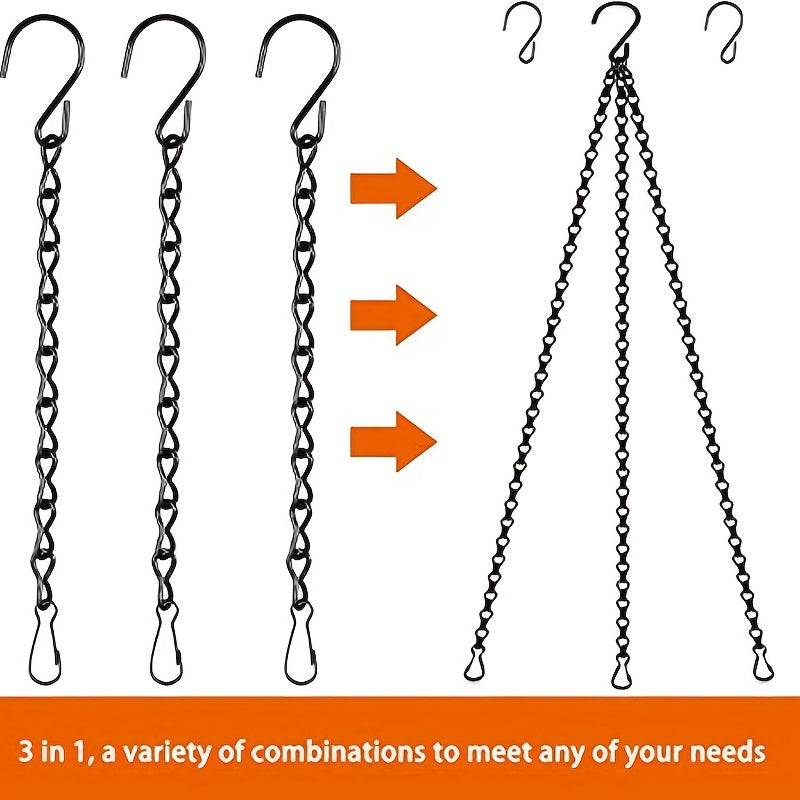 Hanging Chain for Bird Feeders, Birdbaths, Planters, Lanterns