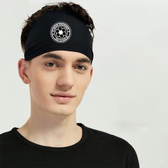 Men'S 'Not to Rob Me' Sports Headband Soccer Ball Design