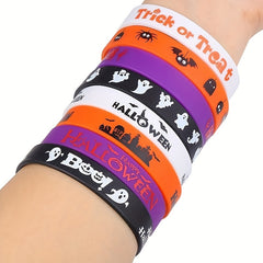 32pcs Halloween Party Silicone Bracelets Trick or Treat Decorations