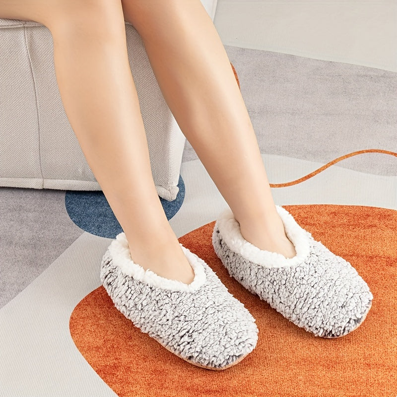 Fuzzy Floor Socks Low Cut Women's Stockings