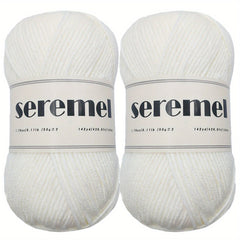 2 Pieces Crochet Yarn 280 Yards Acrylic Yarn Assorted Colors