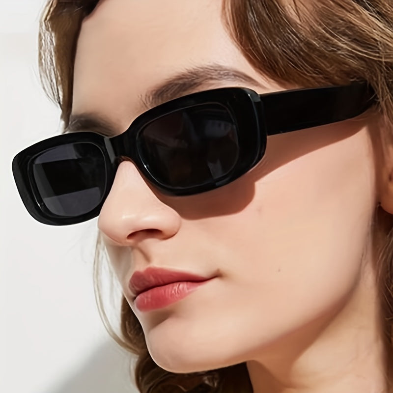 Rectangle Frame Sunglasses For Women Men UV400