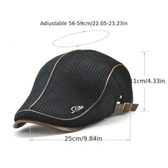 Autumn Winter Crochet Beret Buckle Hats For Men And Women