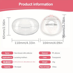 2pcs Silicone Nipple Shields Breastfeeding Shells