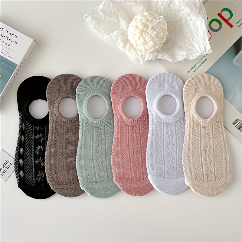 6 Pairs Maple Leaf Low Cut Ankle Socks Women's St