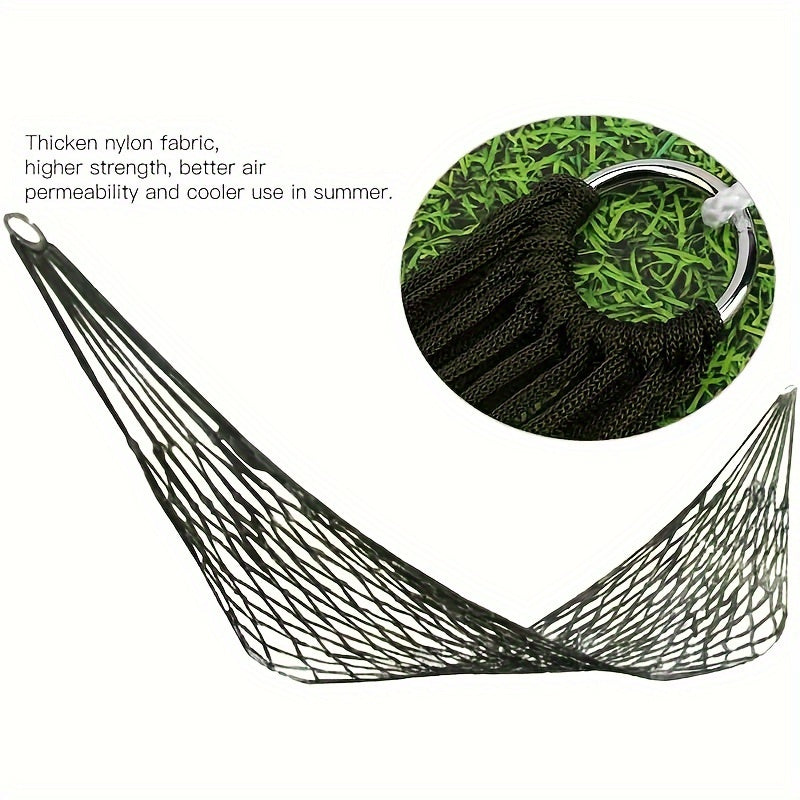 Nylon Hammock Mesh Rope Hammocks For Outside Sleeping Camping