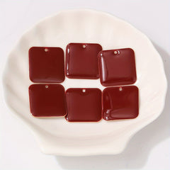 6pcs Colorful Drip Oil Alloy Pendant Set for DIY Jewelry Making