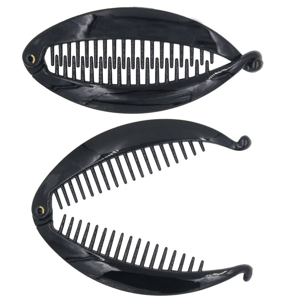Solid Basic Ponytail Holder Hair Claw Hair Accessories For Women