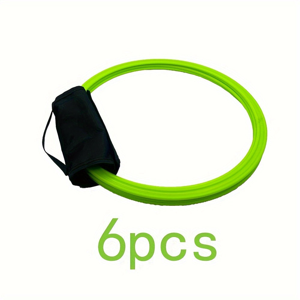 10pcs Professional Agility Training Rings With Handle for Sports Fitness