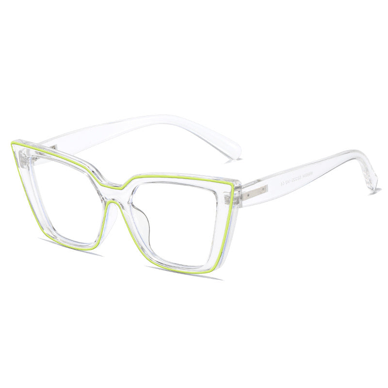 Oversize Cat Eye Blue Light Glasses Unisex Relieve Eye Fatigue & UV Glare