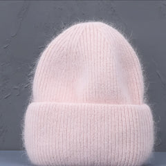 Warm Winter Hat Beanie Solid Adult Head Cover Cap