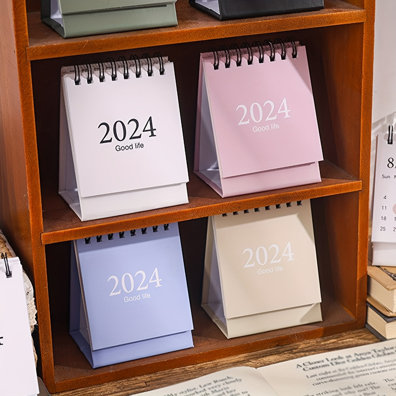 Small Desk Calendar Office Supplies Student Desktop Decoration Planner