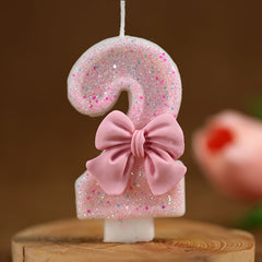 1pc Digital Candle Outdoor Party Birthday Cake Decoration 0-9 Number
