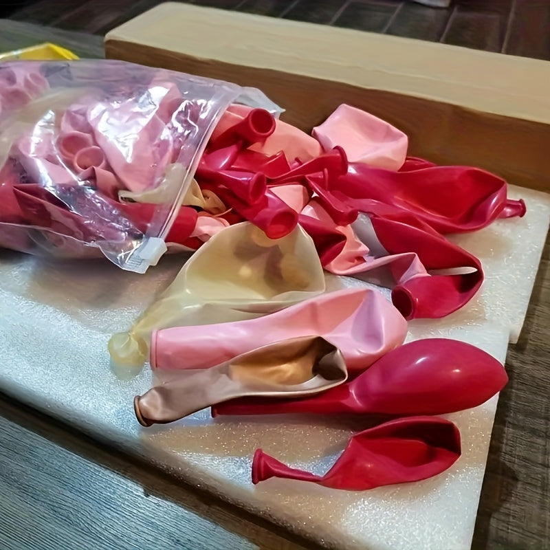 Pink Rose Balloon Wreath Set for Girls' Princess Birthdays