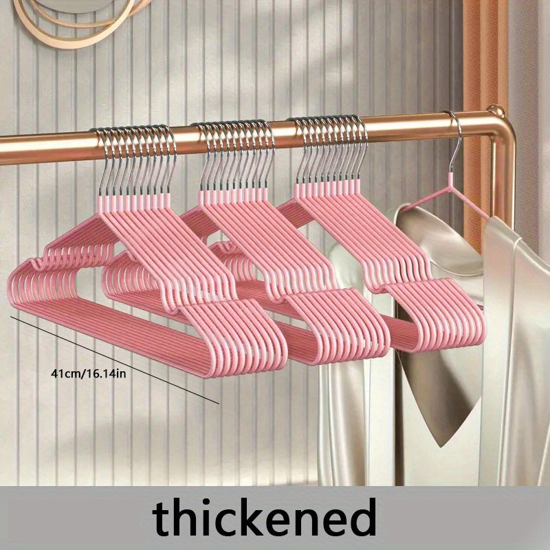 10pcs Non-slip Plastic Hangers for Children