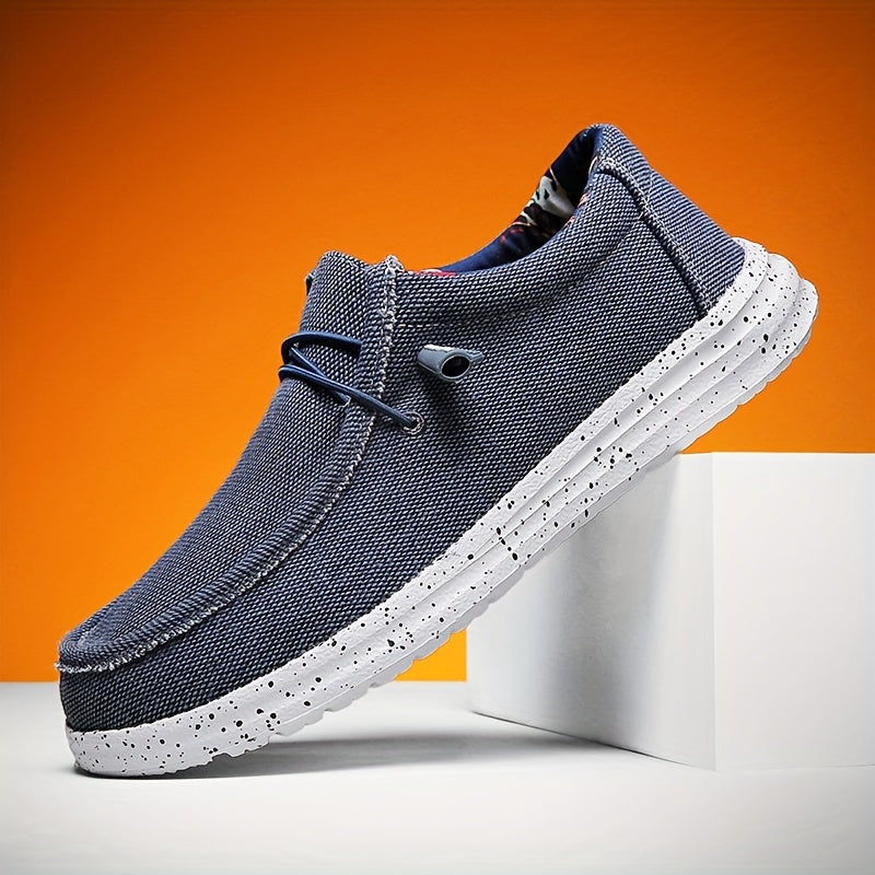 Men's Canvas Slip On Sneakers Lightweight Non Slip Shoes