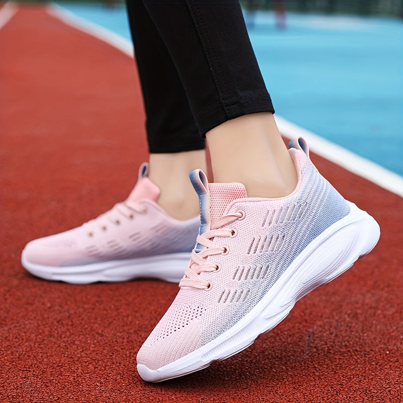 Breathable Thick Sole Shock Absorption Running Shoes