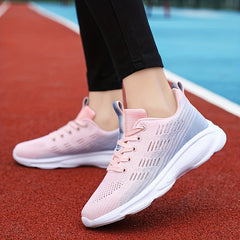 Breathable Thick Sole Shock Absorption Running Shoes