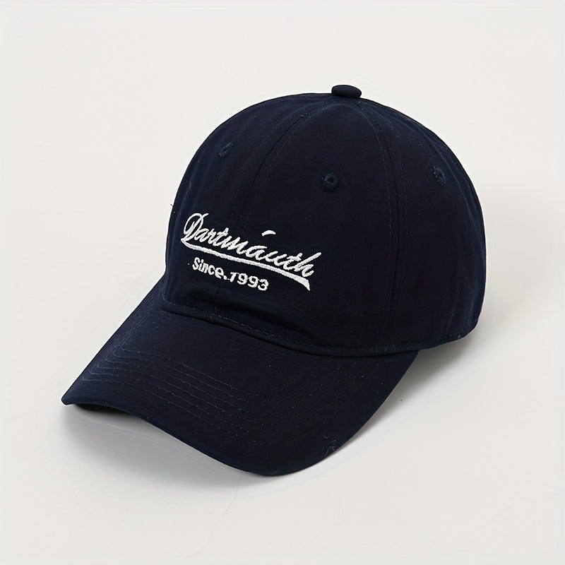 Letter Embroidery Baseball Cap Cotton Sun Hat Lightweight Adjustable Dad Hats