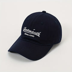 Letter Embroidery Baseball Cap Cotton Sun Hat Lightweight Adjustable Dad Hats