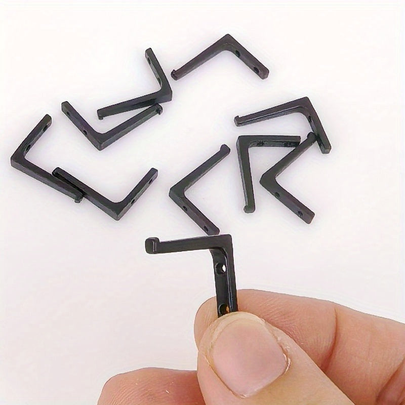 1:12 Dollhouse Wall Shelf Mini L Shaped Rack Right Angle Storage