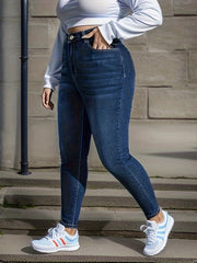  High Stretch Skinny Jeans - Button Fly